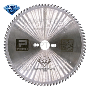 Пила дисковая алмазная основная 250х2,6/1,6х30 Z=80 для форматно-раскроечных станков - ПРОМТЕХКОМПЛЕКТ