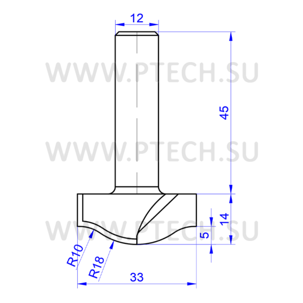 Фреза 17270 PCD - Polycrystalline Diamond - ПРОМТЕХКОМПЛЕКТ